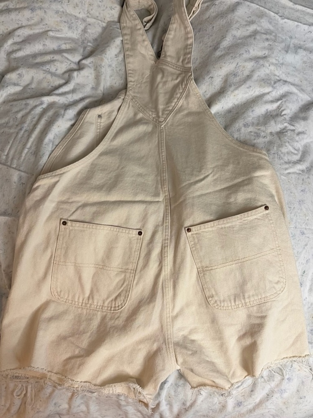 Off White womens overall shorts